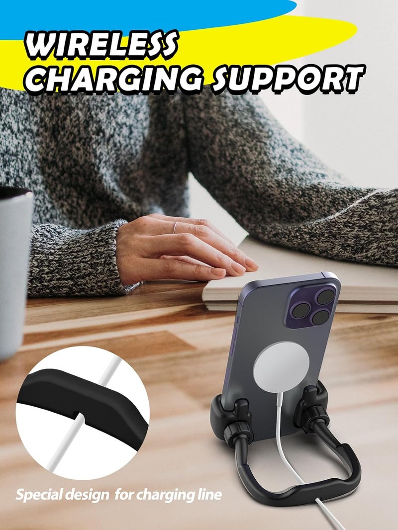 CALDEVER Stocking Stuffers for Teens Girls Boys Adults Cell Phone Stand: UPGRADE Adjustable Thumbs Up Lazy Phone Holder for Desk Cool Gadgets Fun Birthday Gift Ideas for Kids Teenager Women Gifts for Christmas - Image 4